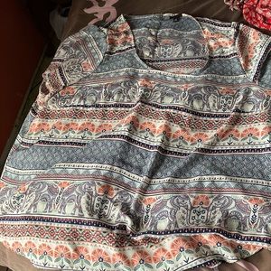 Torrid Elephant print tshirt.